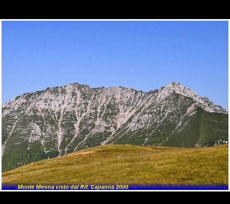 monte menna dal rif. capanna 2000